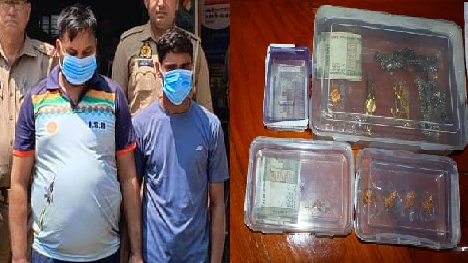 Two thieves of gang involved in theft from closed houses and shops arrested in Hapur