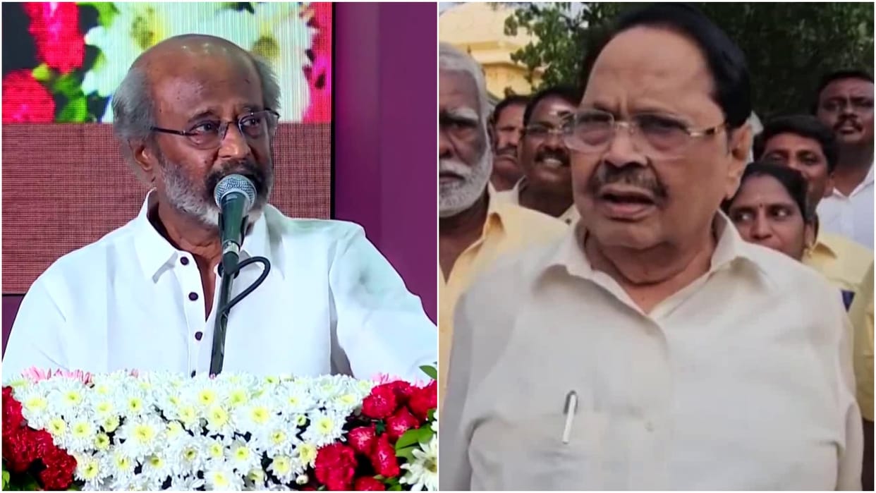 Tamil Nadu Politics DMK Leaders Attacks Actor Rajnikanth Over Old Guards Remark News in Hindi