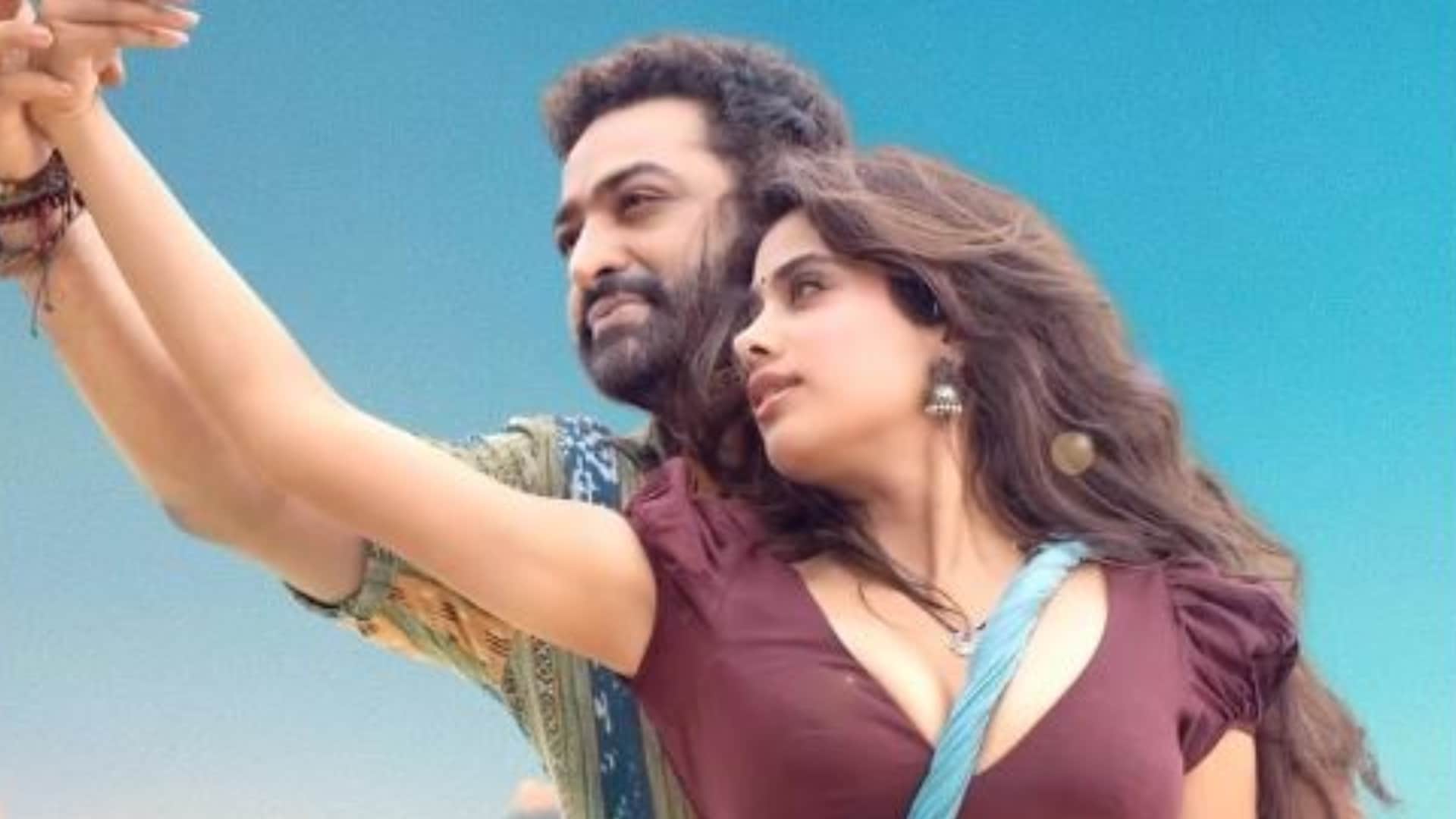 Devara part 1 new poster reveals Is Jr NTR playing double role with faces of fear takes social media by storm