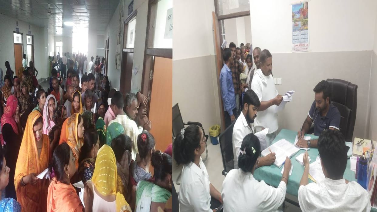 Two dengue patients were admitted in Etah more than 300 patients reached hospital with fever