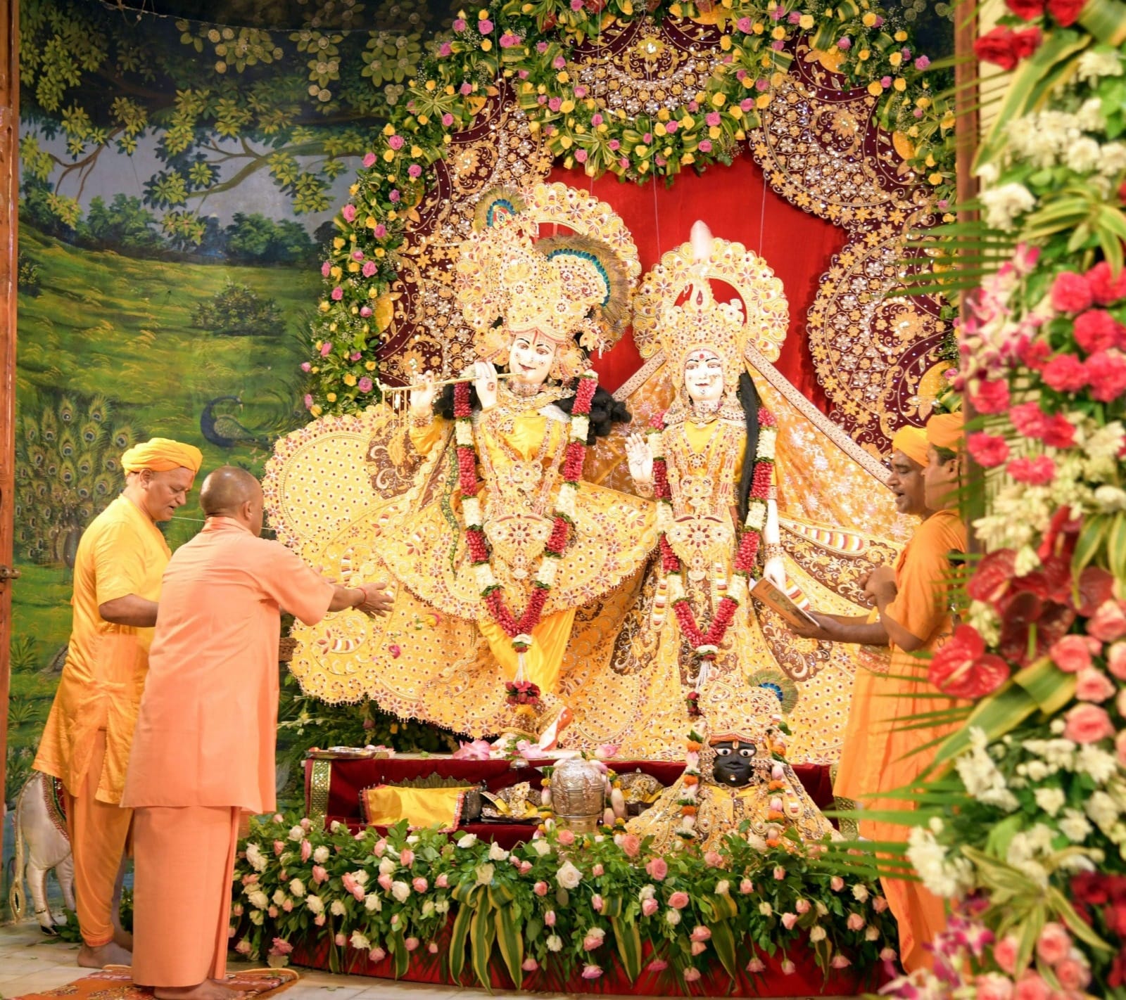Krishna Janmashtami 2024 CELEBRATION IN TEMPLES POLICE STATIONS