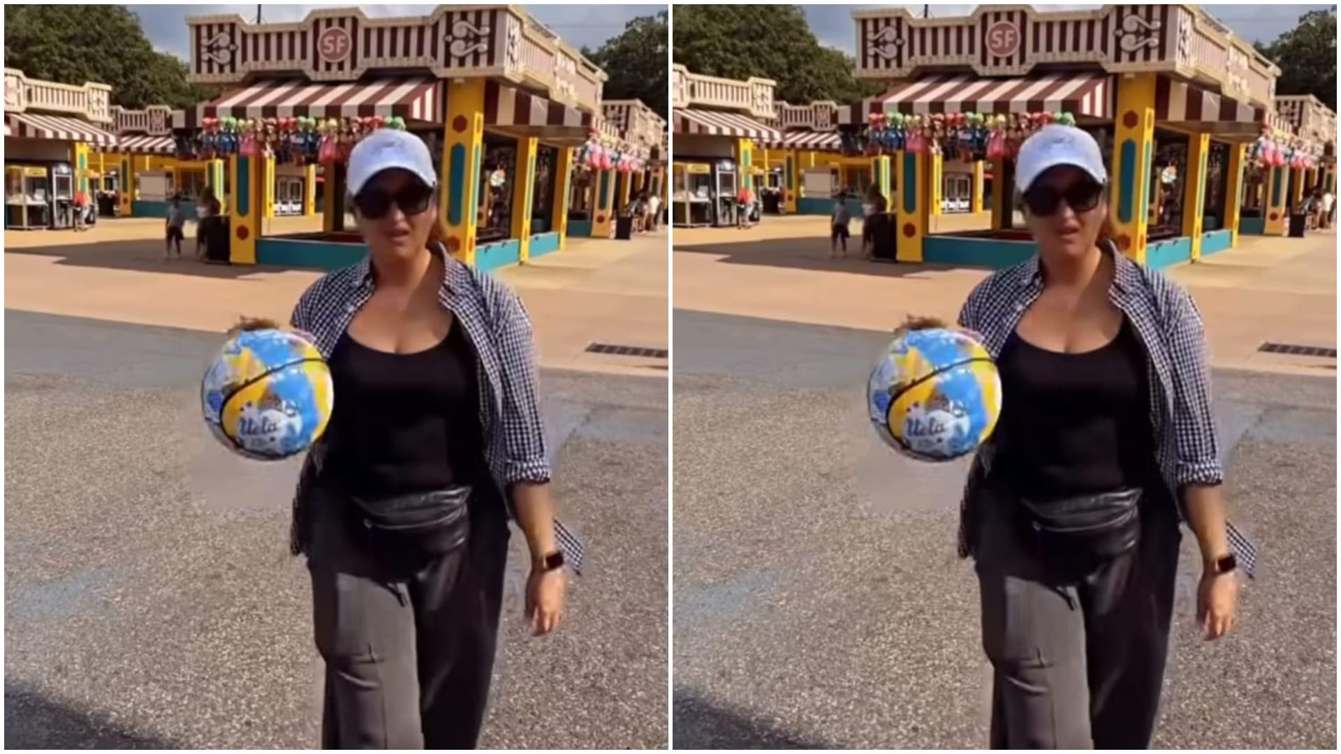 Sonakshi Sinha and zaheer iqbal on holidays in new york shared playing basketball video