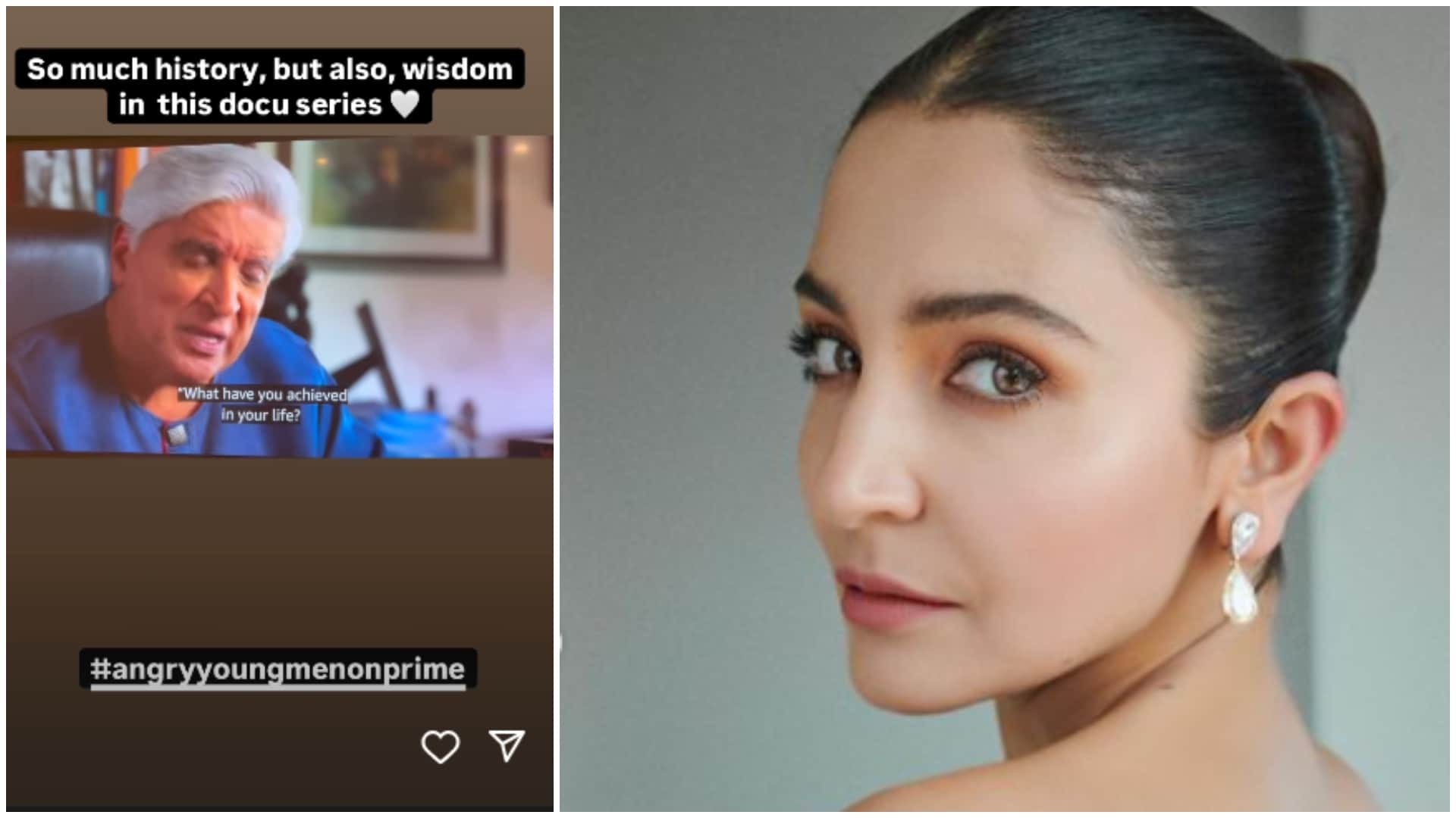 Anushka Sharma gave her review on Salim Khan and Javed Akhtar Prime Video Documentry Angry Young Men