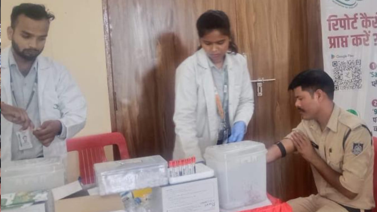 Bhopal News: Free camp for policemen, health checkup of more than 500 policemen