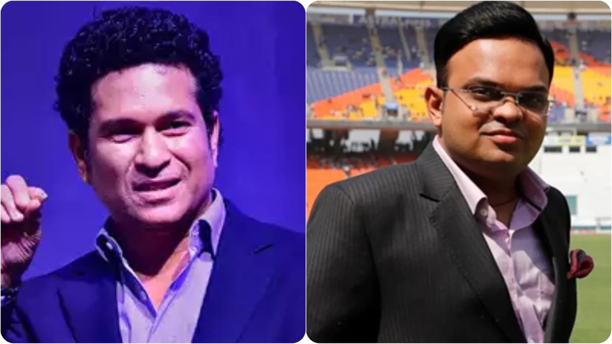 Former Indian Batter Sachin Tendulkar congratulate BCCI Secretary Jay Shah on being elected next ICC Chairman