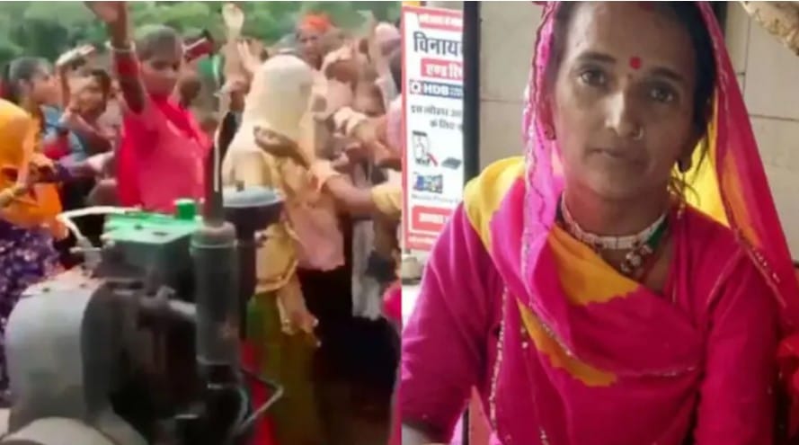 A woman died a painful death when her dupatta got stuck in the generator