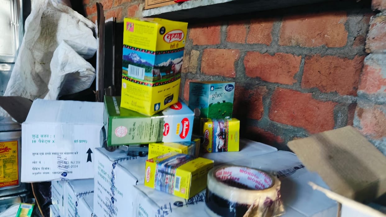 Factory manufacturing adulterated and fake branded ghee busted in Jaipur