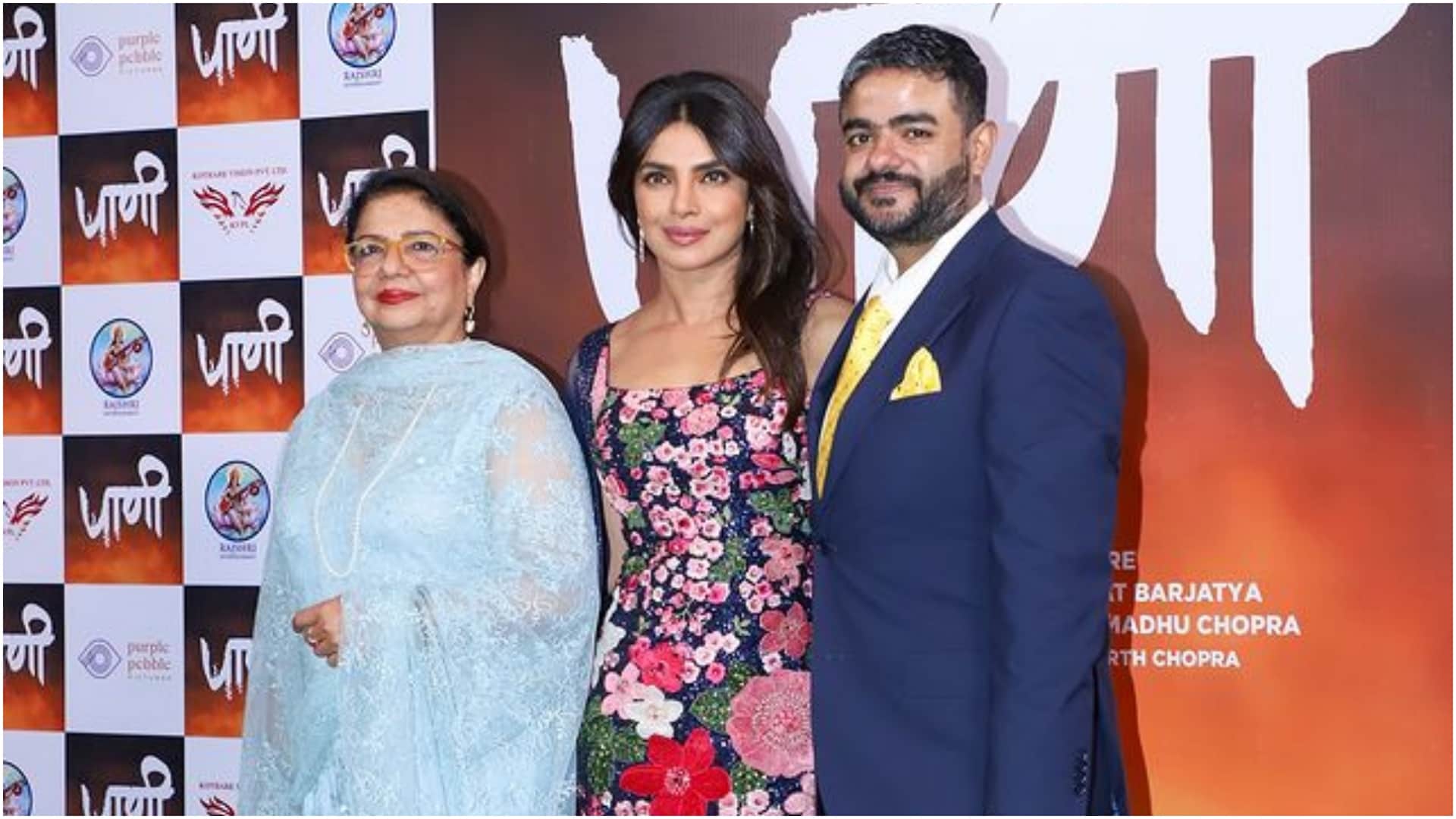 Priyanka chopra shares update on her  Marathi feature film paani and its release date shares photos