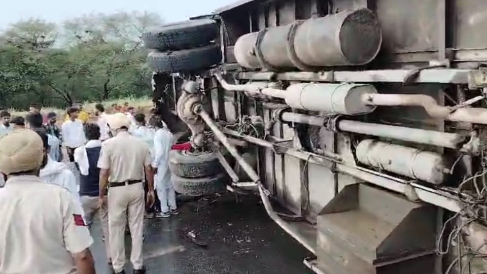 One woman died, 24 passengers injured as bus overturned in Bathinda