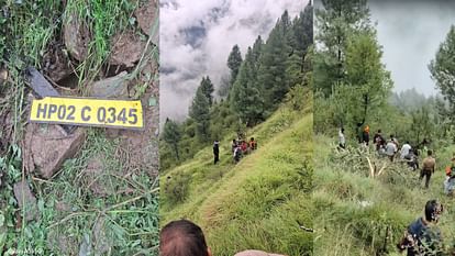 Road Accident: The car of devotees going on Manimahesh Yatra fell into a ditch