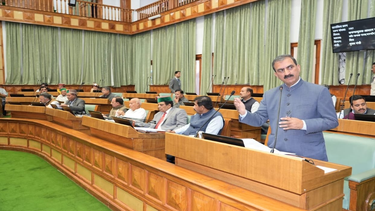 HP Assembly monsoon Session latest update: CM sukhvinder Sukhu statement on disaster funds