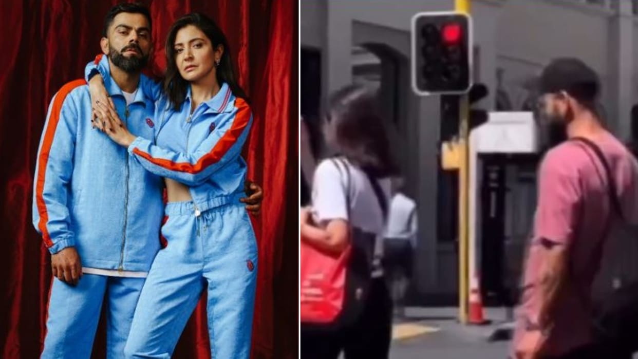 Virat Kohli Carries Anushka Sharma Shopping Bags Sets Hubby Goals Video viral From London
