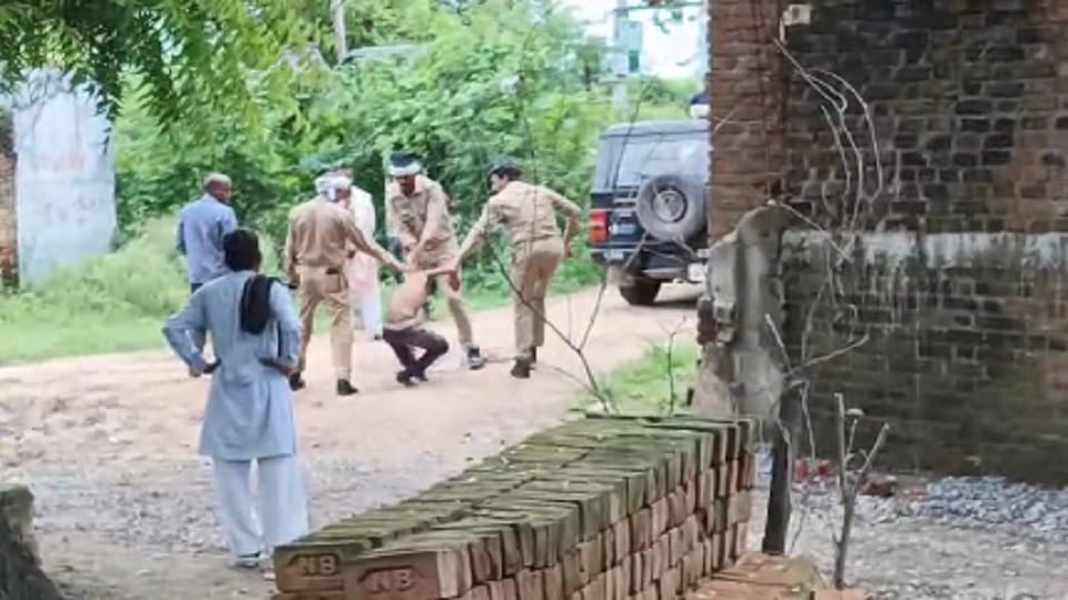 Mentally retarded minor brutally beaten by police