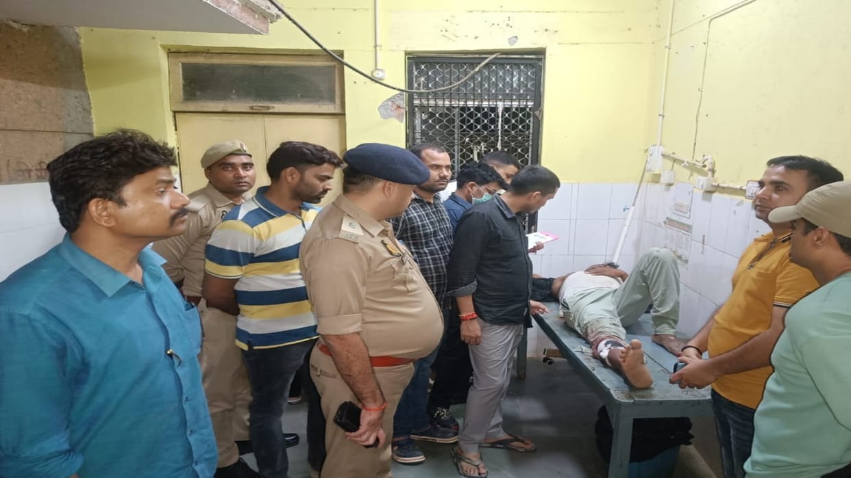 Inter-district vicious robber with a reward of Rs 25 thousand arrested in police encounter, shot in the leg