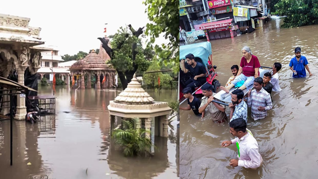 Weather Update Imd Issued Heavy Rain Fall Alert up Bihar Jammu Kasmir Gujarat Flood Havoc News in Hindi
