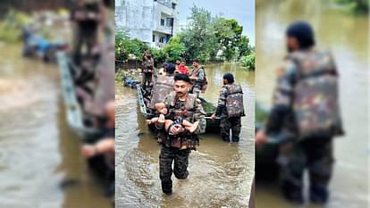 Gujarat rain and flood news Death toll reaches 28 in three days see the pics