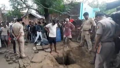 younger brother murdered elder brother and buried body in courtyard In Mainpuri police dug it out