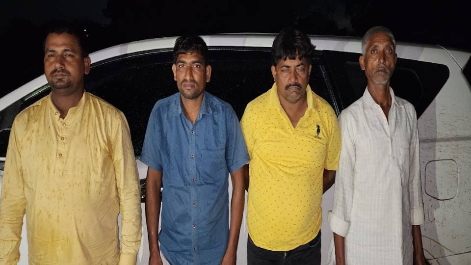 Police arrested seven interstate criminals in during encounter in Mathura