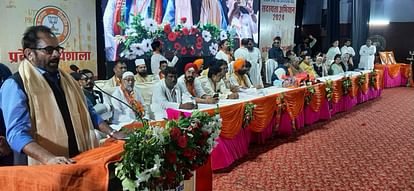 BJP leader Mukhtar Abbas Naqvi in BJP Alpsankhyak Morcha workshop.