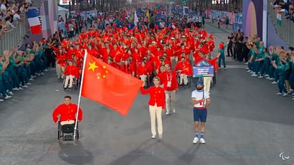 Paris Paralympics Opening Ceremony LIVE Indian contingent China Korea and other countries players