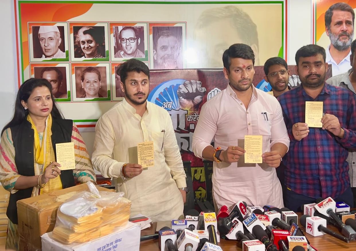 Youth Congress will gherao CM House tomorrow over unemployment and nursing scam, youth sent lakhs of postcards
