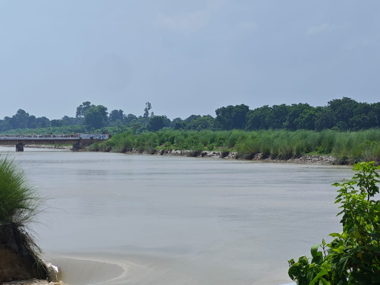 Sitapur: Flood because of Sharda lake water.