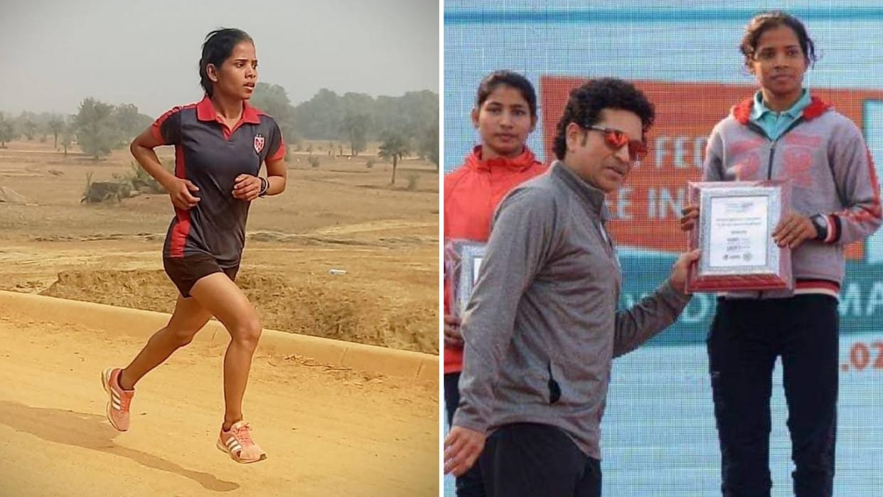 Sports Day Ran secretly won five athletics competitions in a year Sachin Tendulkar also praised her
