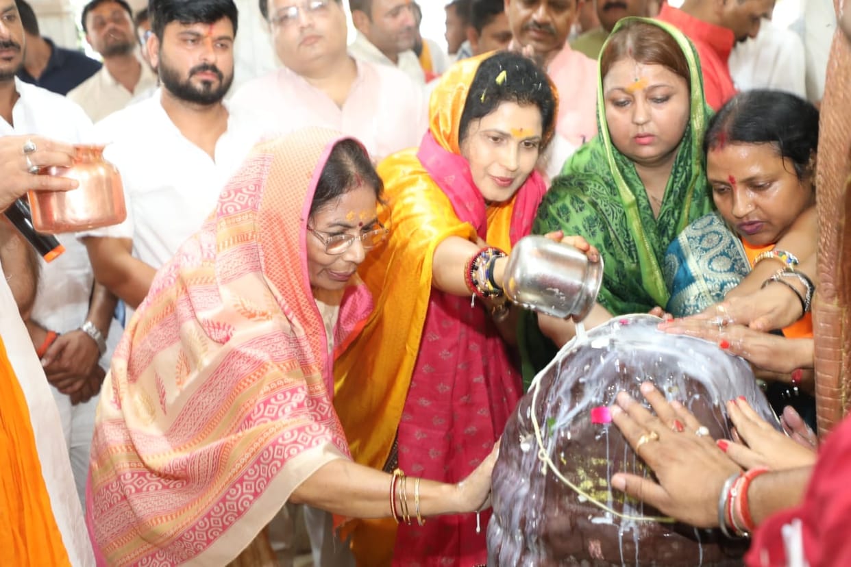 MP Minister Krishna Gaur Grand Welcome In Katni, MP Political news today
