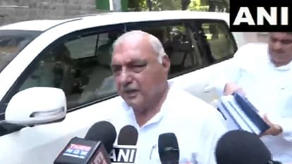 ईडी की कार्रवाई पर पूर्व CM भूपेंद्र का बयान: हुड्डा बोले- यह पुराना मामला है, मेरा इससे कोई लेना-देना नहीं है Former CM Bhupendra statement on ED action: Hooda said old matter, I have nothing to do with it