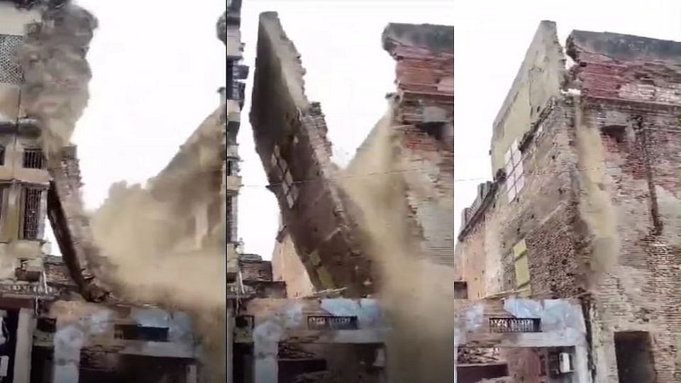 Building collapses in Belanganj agra