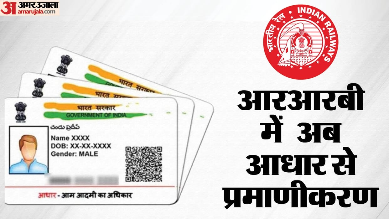 RRB: Aadhaar Verification Mandatory for All Candidates in RRB Recruitment, Announces Board