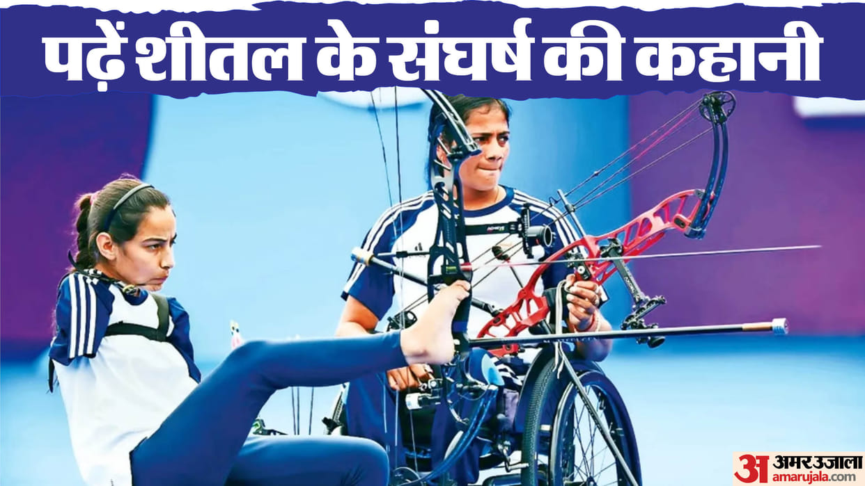 Indian Archer Sheetal Devi at Paris Paralympics 2024 Athlete Without Hands Sheetal Devi Success Story