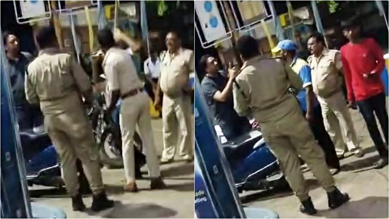Bihar News: Police beat up petrol pump employees without any reason at Mirza Ghalib Petrol Pump in Gaya