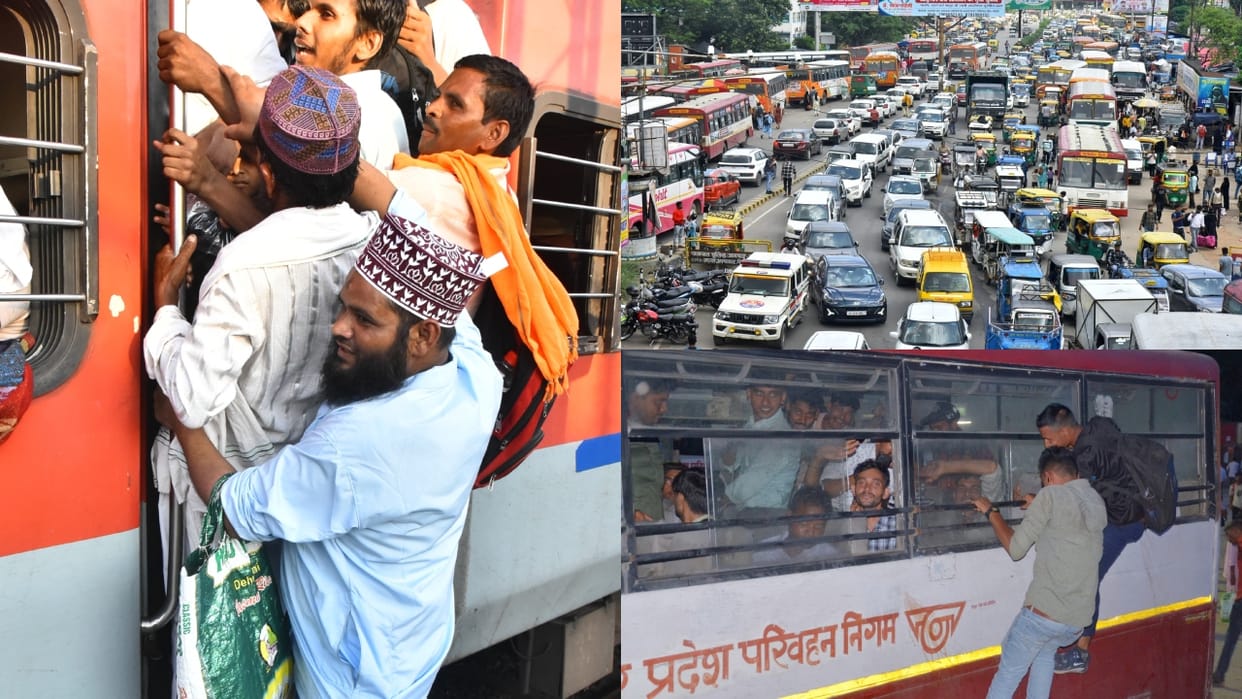 city struggled with traffic jam due to mismanagement in Bareilly
