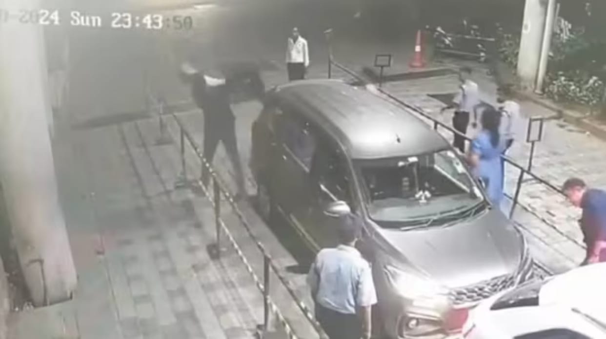 Audi driver lifts and slams Mumbai Ola driver to ground; hospitalised Video goes viral