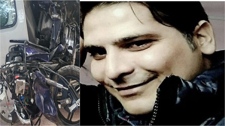 Scooter stuck in Eeco dragged 10 meters young businessman kept struggling before death