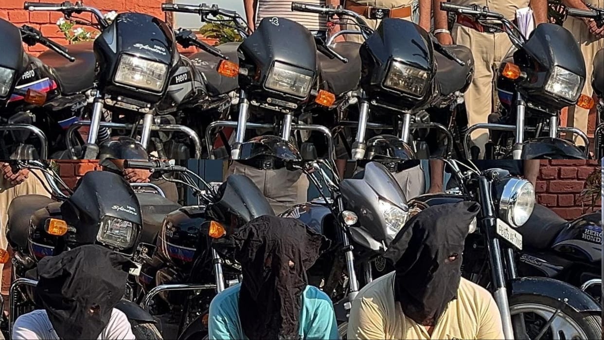 Haryana: Three members of interstate bike theft gang arrested