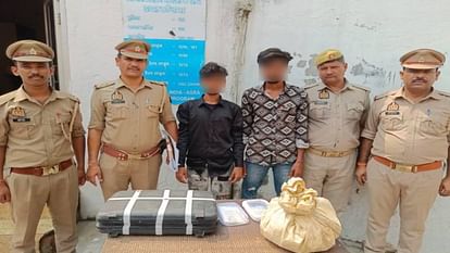 police arrested two miscreants who robbed an advocate's house in broad daylight In Agra