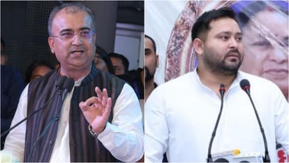 मंगल पांडेय और तेजस्वी यादव।