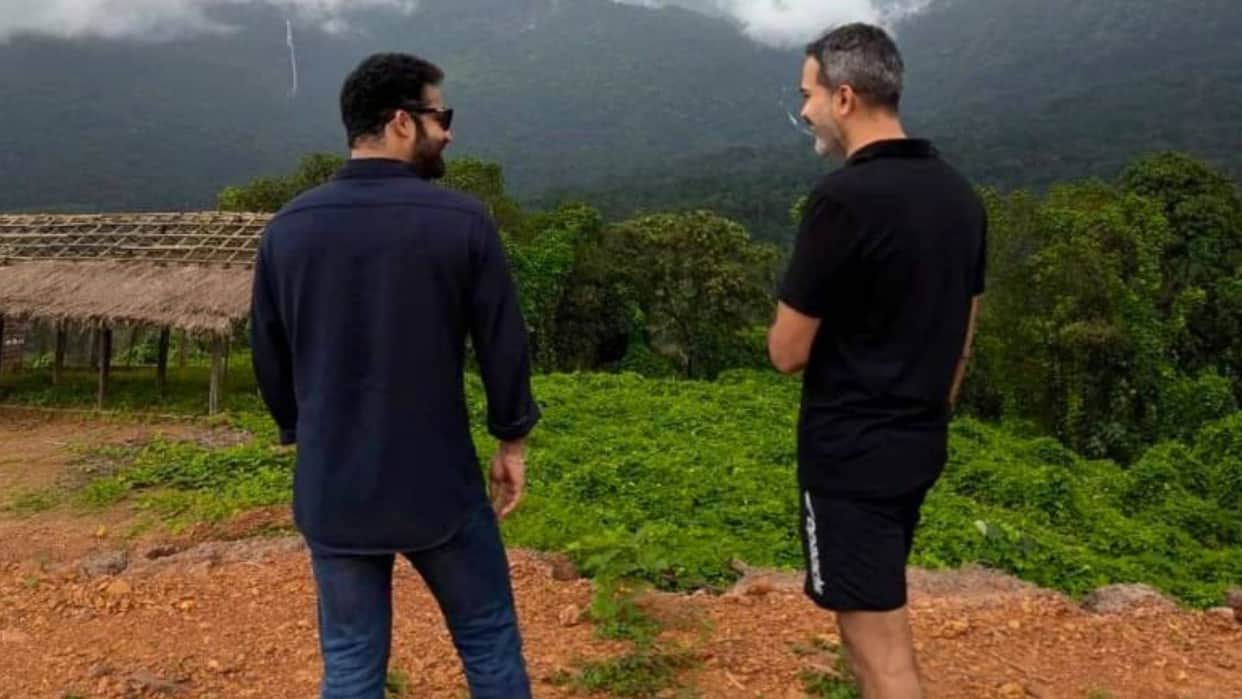 devara star jr ntr prashanth neel to start ntr 31 shoot soon director wife shares pic says calf before tsunami
