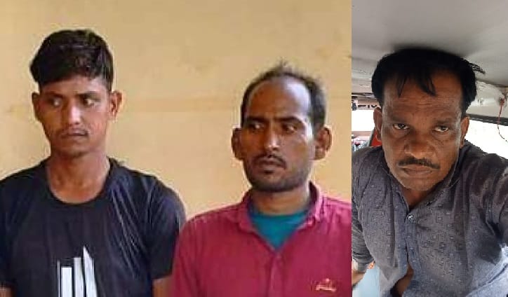 Three miscreants who looted a petrol pump were arrested in an encounter, one was shot in the leg
