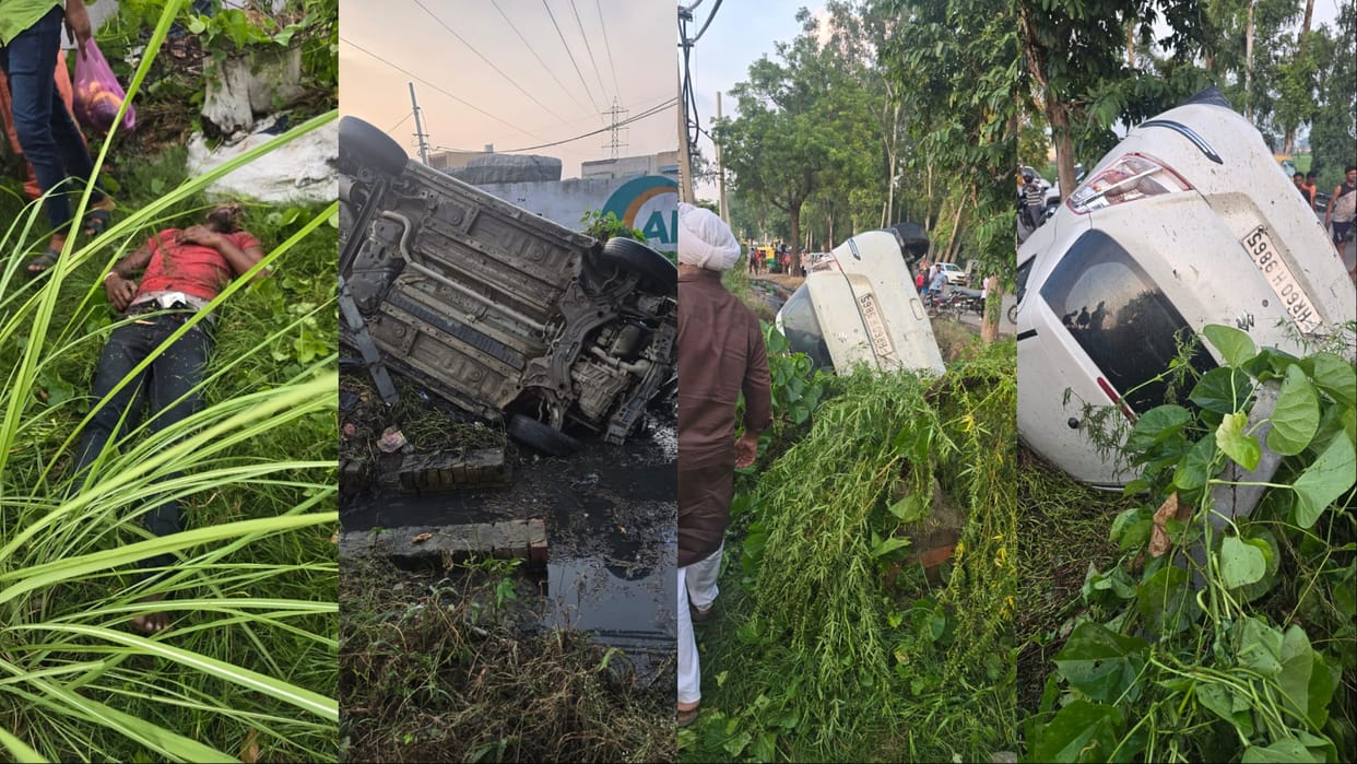 Panipat: Car rider crushed three pedestrians, condition critical