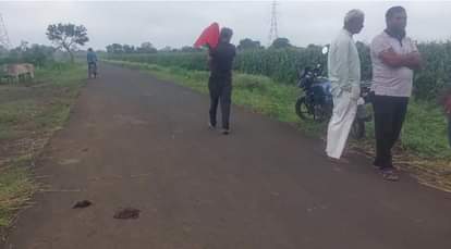 मूर्ति ले जाता शख्स