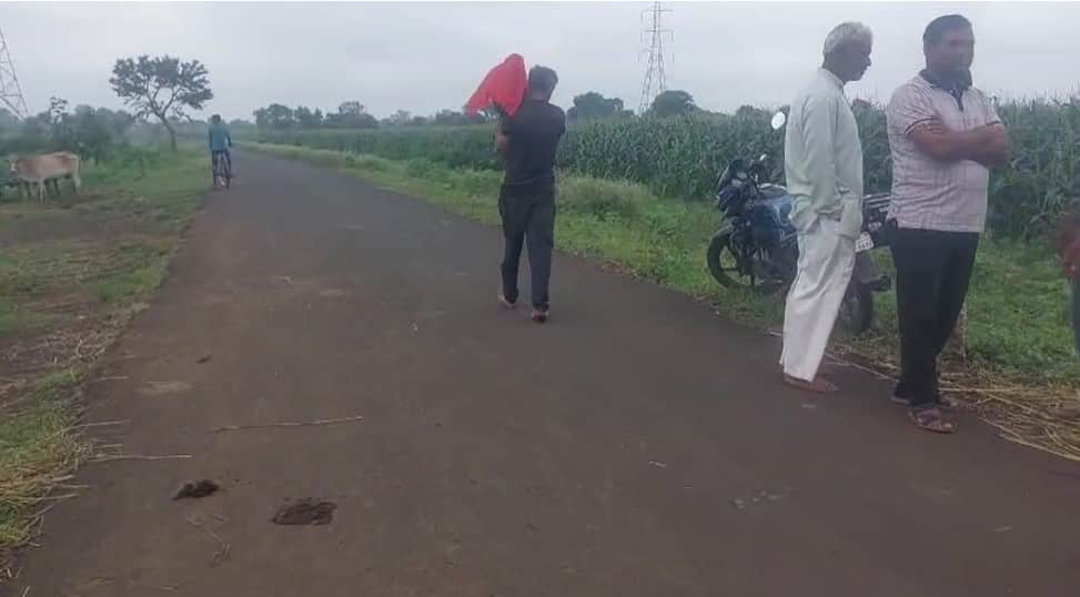 मूर्ति ले जाता शख्स