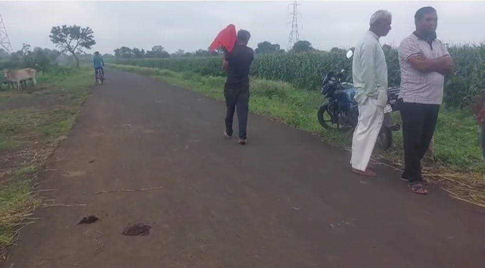 मूर्ति ले जाता शख्स