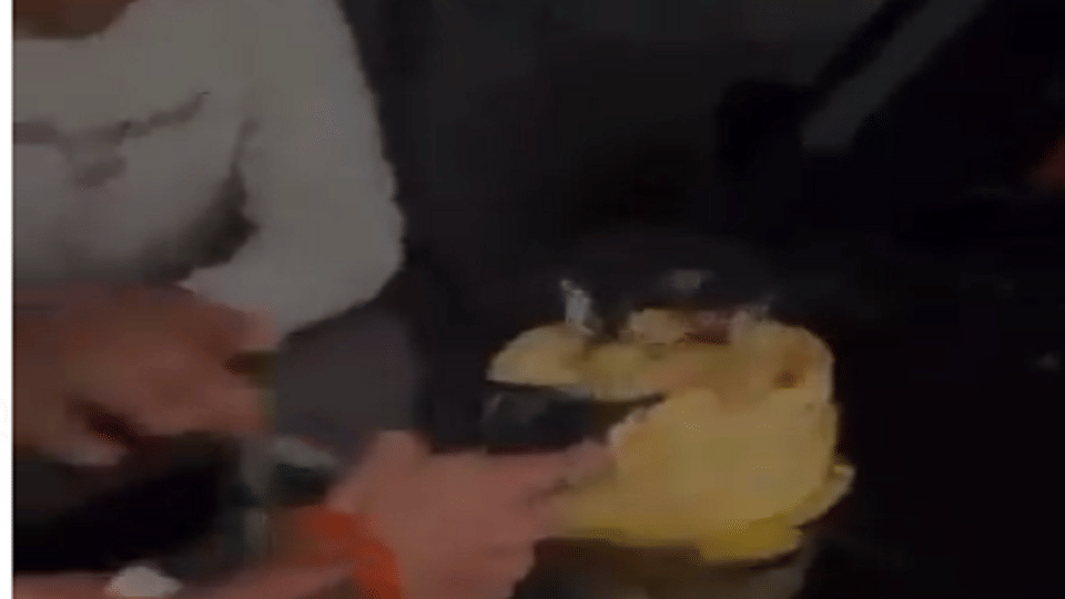 UP News: Cake cut with pistol, then seven shots fired one after the other, six-seven youths seen in video