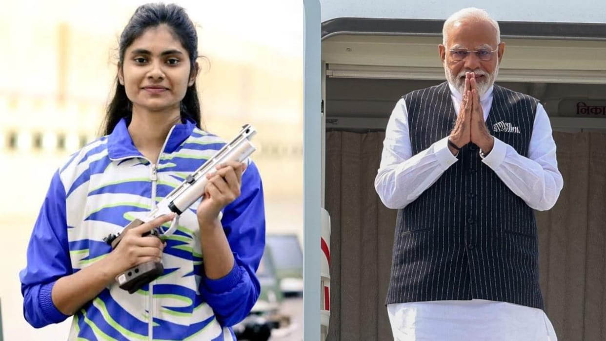 PM Modi-Rubina Francis: PM Modi congratulates Rubina, shooter won bronze medal at Paris Paralympics