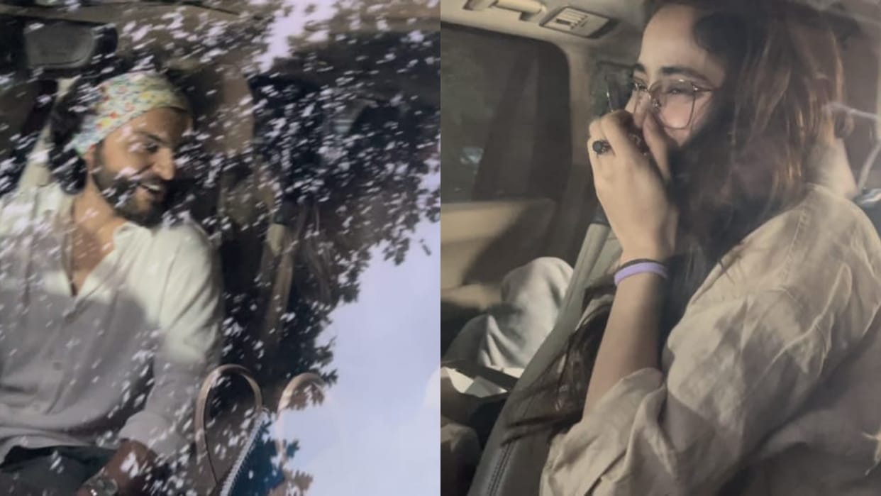 Devara actress Janhvi Kapoor Shikhar pahariya Khushi kapoor spotted at dubbing studio Bandra