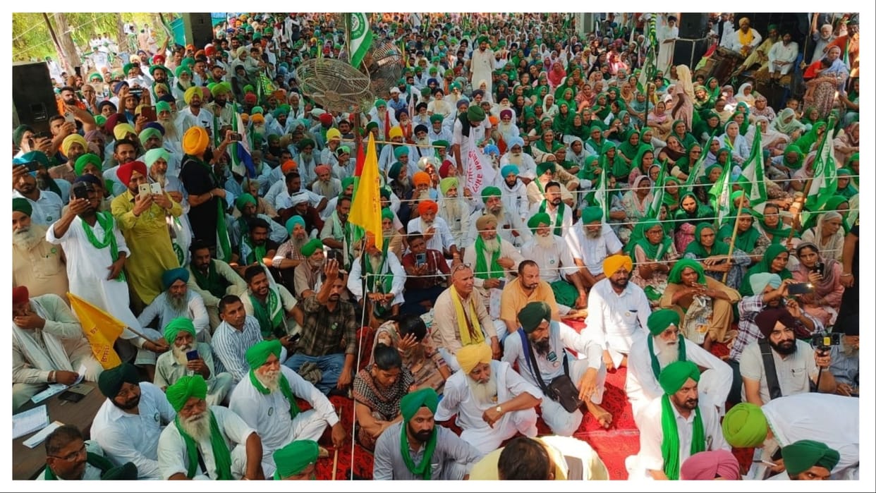 Haryana: Mahapanchayat of farmers; Dallewal said – Farmer movement will intensify in the coming times