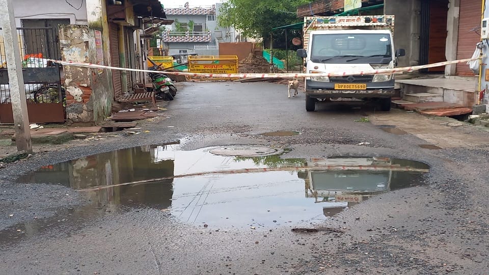 condition of drains in city where Urban Development Minister is in charge is shocking